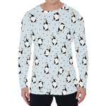 Cow Milk Bottle Pattern Print Men's Long Sleeve T-Shirt