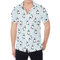 Cow Milk Bottle Pattern Print Men's Shirt