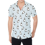 Cow Milk Bottle Pattern Print Men's Shirt