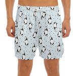 Cow Milk Bottle Pattern Print Men's Split Running Shorts