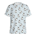 Cow Milk Bottle Pattern Print Men's Athletic T-Shirt