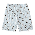 Cow Milk Bottle Pattern Print Men's Swim Trunks