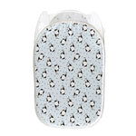 Cow Milk Bottle Pattern Print Mesh Laundry Hamper