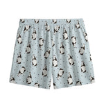 Cow Milk Bottle Pattern Print Mesh Shorts