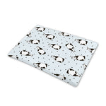 Cow Milk Bottle Pattern Print Pet Cooling Mat Cover