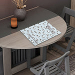 Cow Milk Bottle Pattern Print Placemat