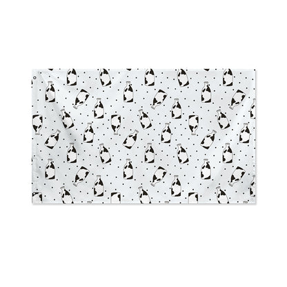 Cow Milk Bottle Pattern Print Polyester Flag