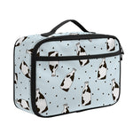 Cow Milk Bottle Pattern Print Portable Lunch Bag