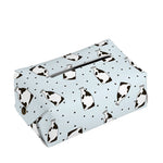 Cow Milk Bottle Pattern Print Rectangle Tissue Box Cover