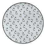 Cow Milk Bottle Pattern Print Round Floor Mat