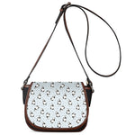 Cow Milk Bottle Pattern Print Saddle Bag