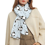 Cow Milk Bottle Pattern Print Scarf