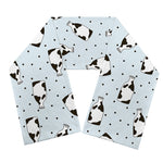 Cow Milk Bottle Pattern Print Scarf