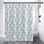 Cow Milk Bottle Pattern Print Shower Curtain