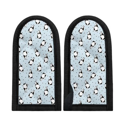 Cow Milk Bottle Pattern Print Skillet Handle Cover