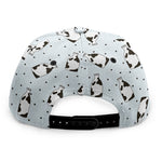 Cow Milk Bottle Pattern Print Snapback Cap