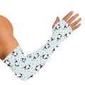 Cow Milk Bottle Pattern Print Sun Protection Arm Sleeves