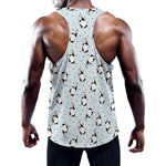 Cow Milk Bottle Pattern Print Training Tank Top