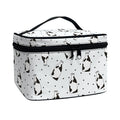 Cow Milk Bottle Pattern Print Travel Makeup Bag