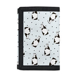 Cow Milk Bottle Pattern Print Trifold Wallet