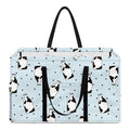 Cow Milk Bottle Pattern Print Utility Tote Bag