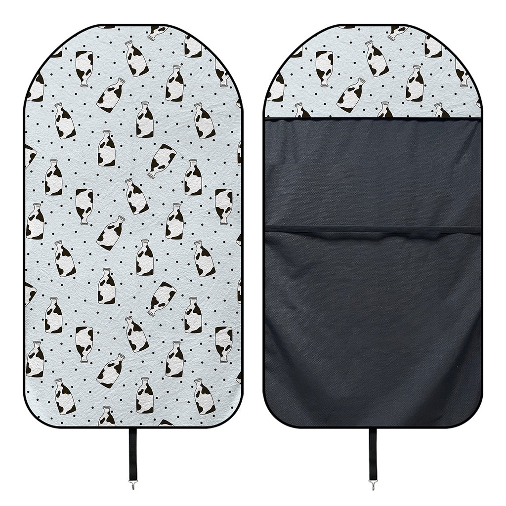 Cow Milk Bottle Pattern Print Waterproof Car Seat Cover
