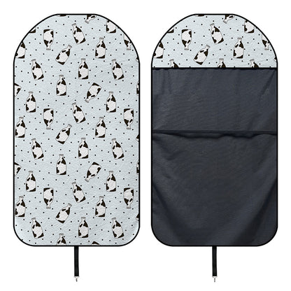 Cow Milk Bottle Pattern Print Waterproof Car Seat Cover