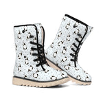 Cow Milk Bottle Pattern Print Winter Boots