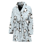 Cow Milk Bottle Pattern Print Women's Bathrobe