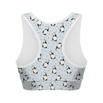 Cow Milk Bottle Pattern Print Women's Sports Bra