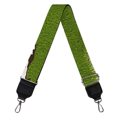 Cow On Green Grass Pattern Print Bag Strap