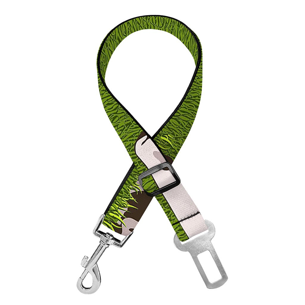 Cow On Green Grass Pattern Print Dog Seat Belt