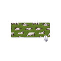 Cow On Green Grass Pattern Print Extended Mouse Pad