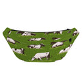 Cow On Green Grass Pattern Print Fanny Pack
