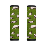 Cow On Green Grass Pattern Print Handle Covers