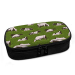 Cow On Green Grass Pattern Print Insulin Cooler Travel Case