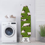 Cow On Green Grass Pattern Print Ironing Board Cover