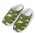 Cow On Green Grass Pattern Print Mesh Casual Shoes