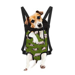 Cow On Green Grass Pattern Print Pet Carrier Backpack