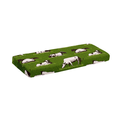 Cow On Green Grass Pattern Print Piano Keyboard Cover
