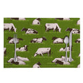 Cow On Green Grass Pattern Print Placemat