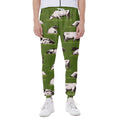 Cow On Green Grass Pattern Print Joggers