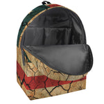 Cracked American Flag Print Backpack