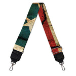 Cracked American Flag Print Bag Strap