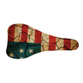 Cracked American Flag Print Bicycle Seat Cover