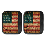 Cracked American Flag Print Handle Covers
