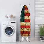 Cracked American Flag Print Ironing Board Cover