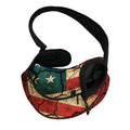 Cracked American Flag Print Pet Sling Carrier