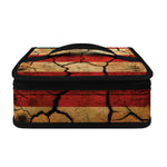 Cracked American Flag Print Small Lunch Bag