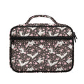 Crane Bird And Flower Pattern Print Briefcase Bible Bag
